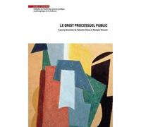 Le droit processuel public - Romain Vincent - Mare & Martin - broché - Etude