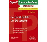 Le droit public en 20 leçons