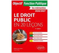 Le Droit Public En 20 Leçons