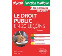 Le droit public en 20 leçons