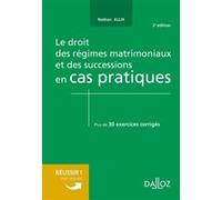 Le Droit Des Régimes Matrimoniaux Et Successions En Cas Pratiques