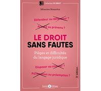 Le droit sans fautes