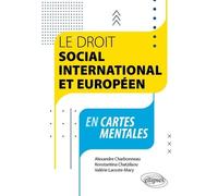Le Droit Social International Et Européen En Cartes Mentales