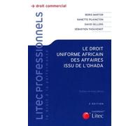 le droit uniforme africain des affaires issu de l ohada
