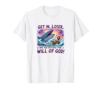 Le drôle de Jonas et la Baleine T-Shirt Graphique avec Valeur