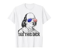 Le drôle patriote Ben Franklin taxe cette queue T-Shirt