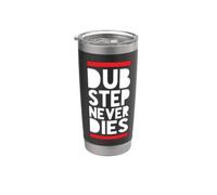 Le Dubstep ne meurt jamais Gobelet isotherme en acier inoxydable double paroi