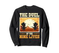 Le duel des neuf vies de chats cowboys Sweatshirt