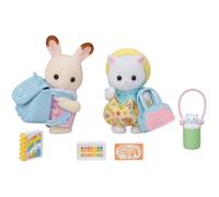 Sylvanian Families - Figurines prêt-à-jouer - Le Duo des bébés en Promenade 5747 - 2 poupées