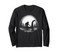 Le Duo Sasquatch et Nessie observent rarement Le Bigfoot du Loch Ness Manche Longue