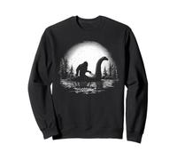 Le Duo Sasquatch et Nessie observent rarement Le Bigfoot du Loch Ness Sweatshirt