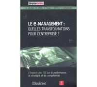 Le E-Management : Quelles Transformations Pour L'entreprise ?