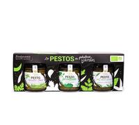 LE FABULEUX JARDIN-Coffret Pestos bio 270 g