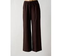 le fabuleux marcel de bruxelles pantalons femme de couleur marron 38