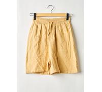 le fabuleux marcel de bruxelles shorts / bermudas femme de couleur jaune 36