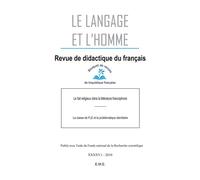 Le Fait religieux dans la littérature francophone La classe de FLE et la problématique identitaire - 2010 - 45.1 - Collectif - Eme Et Intercommunications - broché - Revue
