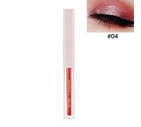 Le Fard À Paupières Brillant Des Paillettes Liquides Crée Un Œil De Beauté Multidimensionnel A L'air Long Avec Un Scintillement Sous Métallique