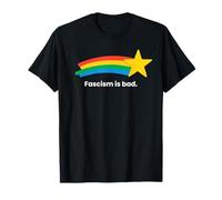 Le fascisme est Mauvais, Shooting Star Rainbow T-Shirt