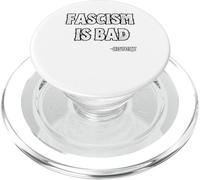 Le fascisme est Une Mauvaise Histoire Citation de leçon PopSockets PopGrip pour MagSafe