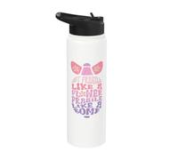 Le féminisme n'est pas fragile comme une fleur comme une Stainless Steel Insulated Water Bottle