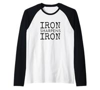 Le Fer aiguise la Force du Fer dans Brotherhood Sisterhood Manche Raglan