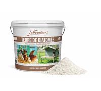 LE FERMIER Terre de Diatomée Poules 1.5 KG - Anti Poux Rouge & Puces & Parasites - 100% Naturelle - Assainit Poulailler - sans Danger pour Œufs