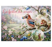 Le festin du verger (Calendrier mural 2027 DIN A4 vertical), CALVENDO calendrier mensuel: Dans le verger européen, de mignons petits animaux grignotent.