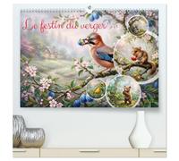 Le festin du verger (Calendrier mural haut de gamme 2027 DIN A2 vertical), CALVENDO calendrier mensuel: Dans le verger européen, de mignons petits animaux grignotent.