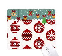 le festival de noël flocon de neige la ligne rouge tapis de souris en jeu - office mat noël
