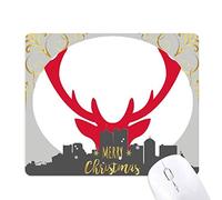 le festival de noël rouge elk avatar la nuit de noël, tapis de souris en caoutchouc