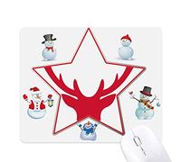 le festival de noël rouge elk avatar le bonhomme de neige étoile tapis de souris