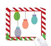 le festival de pâques de religion couleur Å“uf suspendu tapis de souris canne de noël du tapis.