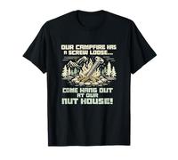 Le feu de Camp a Une vis de Camping en Vrac écrou Maison Camping-Car T-Shirt