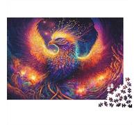 Le feu du phénix Mythique Puzzle 1000 Pièces Carton Premium pour Couples, Entraînement De Concentration, Amusement en Intérieur, Cadeau De Maison Neuve Idéal 38x26cm/1000pcs