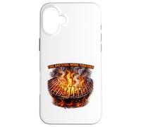 Le feu et l'acier travaillent Ensemble Coque pour iPhone 16 Plus