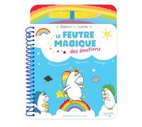Le feutre magique des émotions - Gaston la licorne + feutre magique - Aurélie Chien Chow Chine - Hachette Enfants - cartonné - Album jeunesse