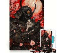 Le fidèle Compagnon du samouraï Puzzle de 1000 pièces pour Adultes Jeu de logique Clair Loisirs Découpe Parfaite Cadeau créatif (38x26cm)