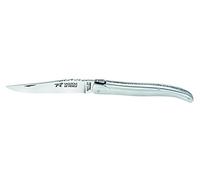Laguiole Couteau Le Fidèle 2831 – 12 cm plein manche aluminium satiné