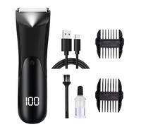Le Fidèle - Votre allié idéal pour un rasage intime impeccable,Tondeuse corps homme intime lumière LED station de charge USB