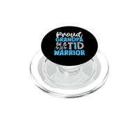 Le Fier Grand-père d'un Guerrier du T1D PopSockets PopGrip pour MagSafe