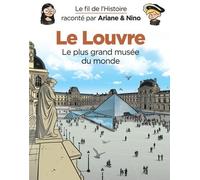 Le fil de l'Histoire raconté par Ariane & Nino - Le Louvre - Fabrice Erre - Dupuis Jeunesse - cartonné - Document jeunesse