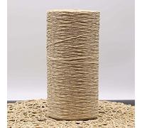 LINGP Le Fil de Paille de Raphia de 600M Fait à la Main Le Chapeau d'été de Tricot met en Sac Le Fil de Crochet pour Le matériel d'artisanat