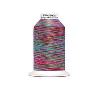 Le fil rebondissant Komma Gütermann Bulky-Lock Multicolour No.80 Rouge/vert clair 1000 m
