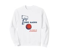 Le Filet de Jeu de Mots Amusant de Basket-Ball gagne Mon Genre d'investissement Sweatshirt
