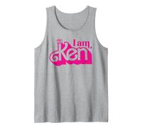 Le Film Barbie - Je suis Ken Débardeur, Homme, Gris Chiné, XXL