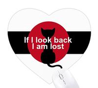 le film dialogue ne regarde pas en arrière Jeux de tapis de souris en forme de coeur