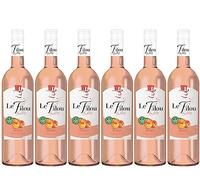 Le Filou - Bubbly Peach, Vin pétillant aromatisé à la pêche, Vegan (6 x 0,75L)