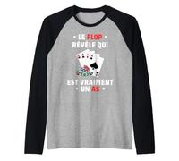 Le Flop Révèle Qui Est Vraiment Un As Poker Tournoi Cadeau Manche Raglan