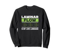 Le Flux laminaire est Mon langage d'amour L'ingénierie aérospatiale Amusante Sweatshirt