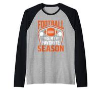 Le Football est ma Saison préférée Manche Raglan